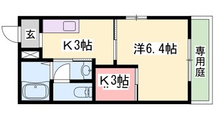 カームＭの物件間取画像